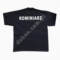 czarny-t-shirt-napisem-kominarz